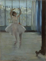 Danseres Poseert voor een Fotograaf